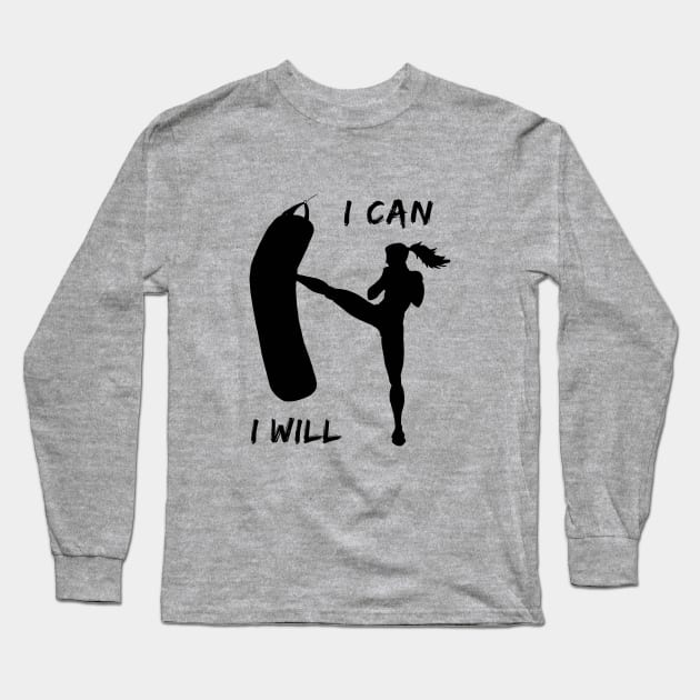 I can and I will Long Sleeve T-Shirt by pepques